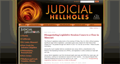 Desktop Screenshot of judicialhellholes.org